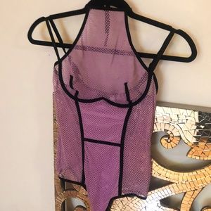 Lilac Mesh Bodysuit
